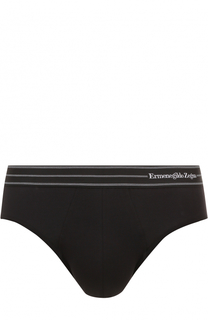 Хлопковые брифы с широкой резинкой Ermenegildo Zegna