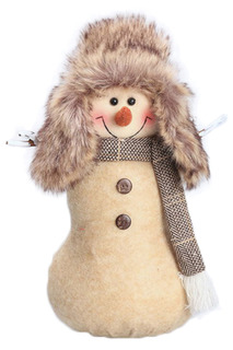 Кукла Снеговик-весельчак 32 см НОВОГОДНЯЯ СКАЗКА