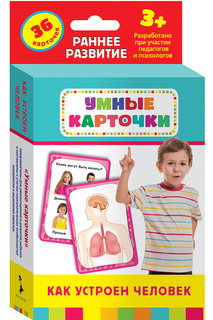 Карточки Как устроен человек Росмэн