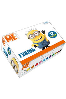 Гуашь 12 цветов Universal миньоны