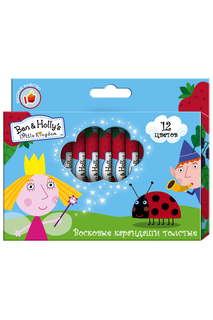 Восковые карандаши 12 цветов BEN&amp;HOLLY Ben&Holly