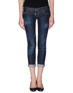 Джинсовые брюки-капри Dsquared2