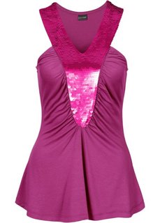Кружевной топ (нежно-коралловый) Bonprix