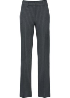 Брюки (антрацитовый/белый/верблюжий в полоску) Bonprix