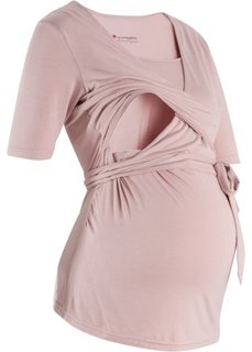 Футболка для будущих / кормящих мам (розовый) Bonprix