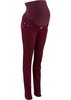 Мода для беременных: джинсы-скинни (темно-бордовый) Bonprix