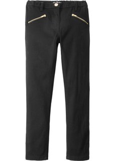 Брюки-дудочки с декоративными карманами (черный) Bonprix