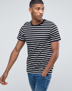 Футболка с карманом в полоску Jack &amp; Jones - Черный