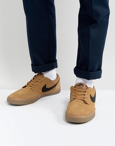 Бежевые кроссовки Nike SB Portmore 880266-209 - Бежевый