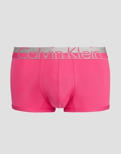 Боксеры-брифы с заниженной талией из микрофибры Calvin Klein - Розовый