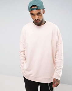 Розовый оversize-свитшот ASOS - Розовый