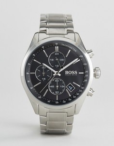 Серебристые наручные часы-хронограф BOSS By Hugo Boss 1513477 - Серебряный