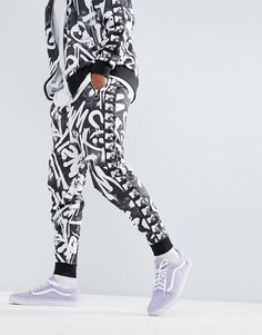 Джоггеры скинни ASOS x MTV - Черный