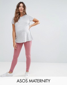 Леггинсы для беременных ASOS Maternity - Розовый
