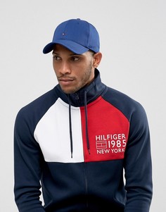 Синяя бейсболка с логотипом Tommy Hilfiger - Синий