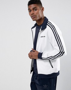 Белая спортивная куртка adidas Originals Beckenbauer BR4222 - Белый