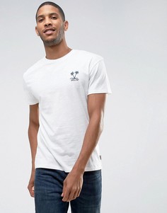 Футболка с вышивкой на груди Jack &amp; Jones Originals - Белый
