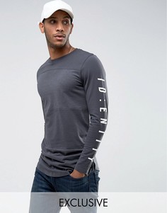 Лонгслив с принтом на рукаве Jack &amp; Jones Core - Серый