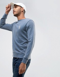 Свитшот с вышивкой на груди Jack &amp; Jones Originals - Синий