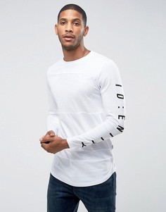 Лонгслив с принтом на рукаве Jack &amp; Jones Core - Белый