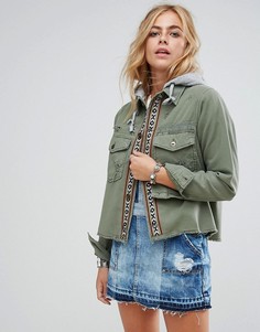 Куртка-карго Free People Weekend Wanderer - Зеленый