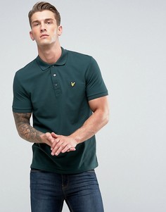 Футболка-поло цвета хаки Lyle &amp; Scott - Зеленый