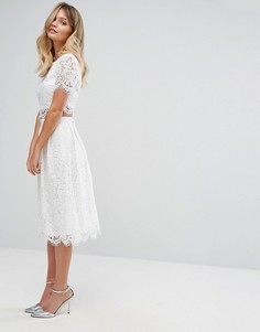 Кружевная юбка для выпускного New Look Co-Ord - Белый