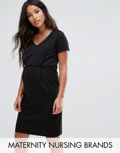Трикотажное платье Mamalicious Nursing - Черный Mama.Licious