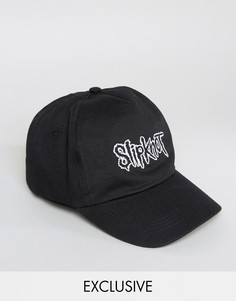 Бейсболка с вышивкой Slipknot Reclaimed Vintage Inspired - Черный