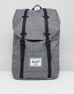 Рюкзак из фактурной ткани Herschel Supply Co. Retreat - 19,5 л - Серый