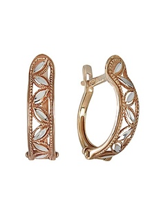 Ювелирные серьги Серебро России