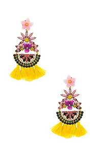 Petite watermelon statement earrings - Elizabeth Cole