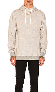 Home alone twisted hoodie in grey malange - Scotch &amp; Soda