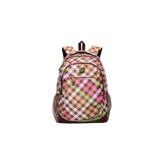 Рюкзак Grizzly, коричневый - салатовый