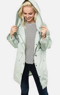 Парка мятного цвета на молнии Pepe Jeans