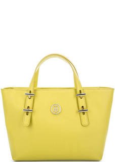 Желтая сумка с одним отделом на молнии Tommy Hilfiger