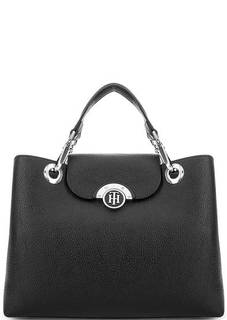 Черная сумка со съемным клапаном Tommy Hilfiger