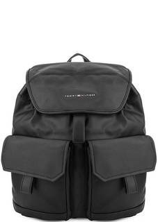 Рюкзак с откидным клапаном и молнией сбоку Tommy Hilfiger
