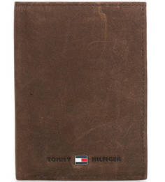 Портмоне с двумя отделами для купюр из нубука Tommy Hilfiger