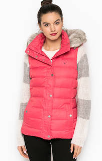 Однотонный жилет со съемным капюшоном Tommy Hilfiger