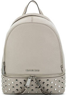 Кожаный рюкзак с металлической отделкой Michael Michael Kors
