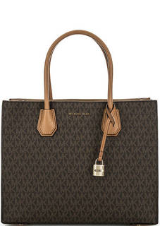 Сумка с двумя отделами и короткими ручками Michael Michael Kors