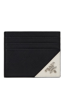 Кожаный футляр для карт Prada