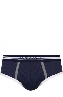 Хлопковые хипсы с широкой резинкой Dolce &amp; Gabbana