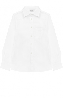 Хлопковая рубашка прямого кроя Dolce &amp; Gabbana
