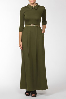 Платье с брошью, ремнем Domena