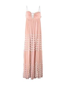 Длинное платье Elisabetta Franchi Gold