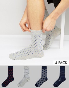 Комплект из 4 пар носков Jack & Jones - Мульти