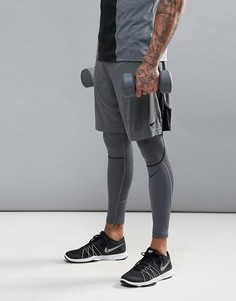 Серые шорты Nike Training Dri-FIT 9 742517-071 - Серый