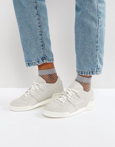 Бежевые классические кроссовки Reebok Decon - Белый